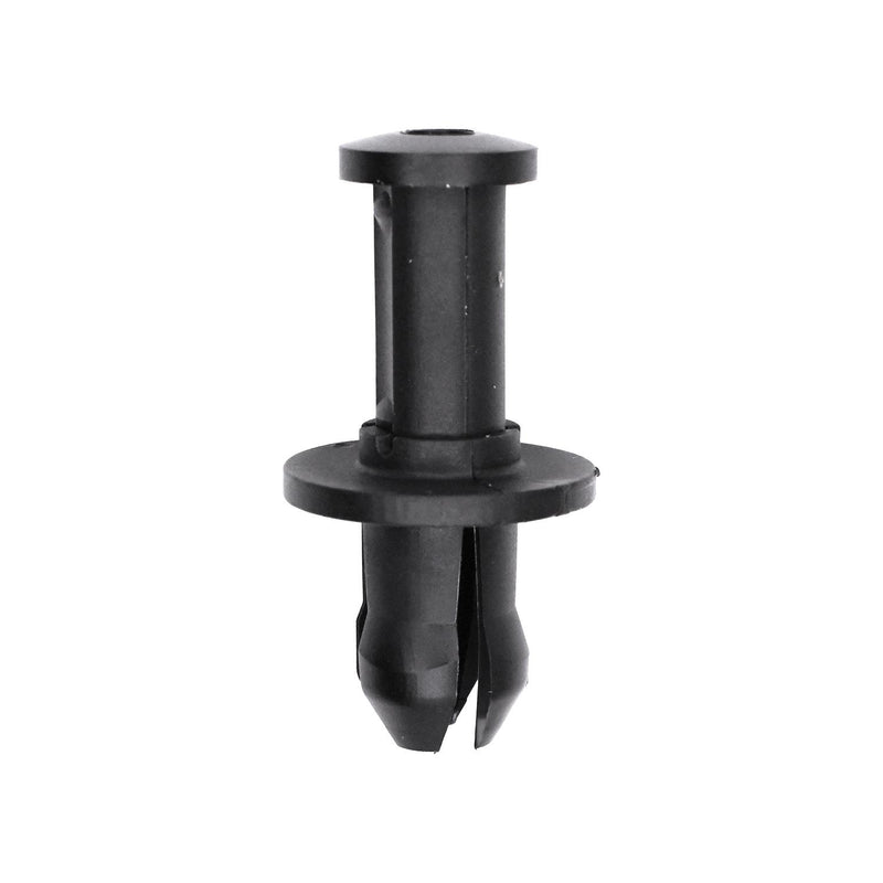 10mmx16mm Black Push-Type Retainer with Open End, 20mm Head