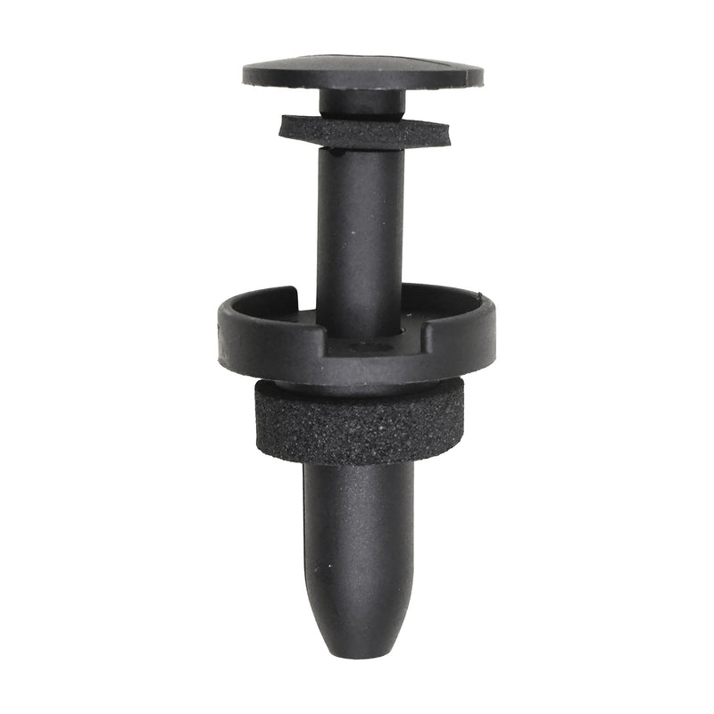 8mmx21mm Black Push-Type Retainer with Drive Pin, 18.5mm Head