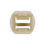 White Nylon Tail Lamp Retainer, 17mmx19mm Head