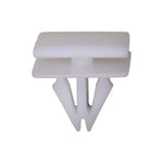 3/8"x9/16" White Nylon Molding Clip, 9/16"x13/16" Top Head Size
