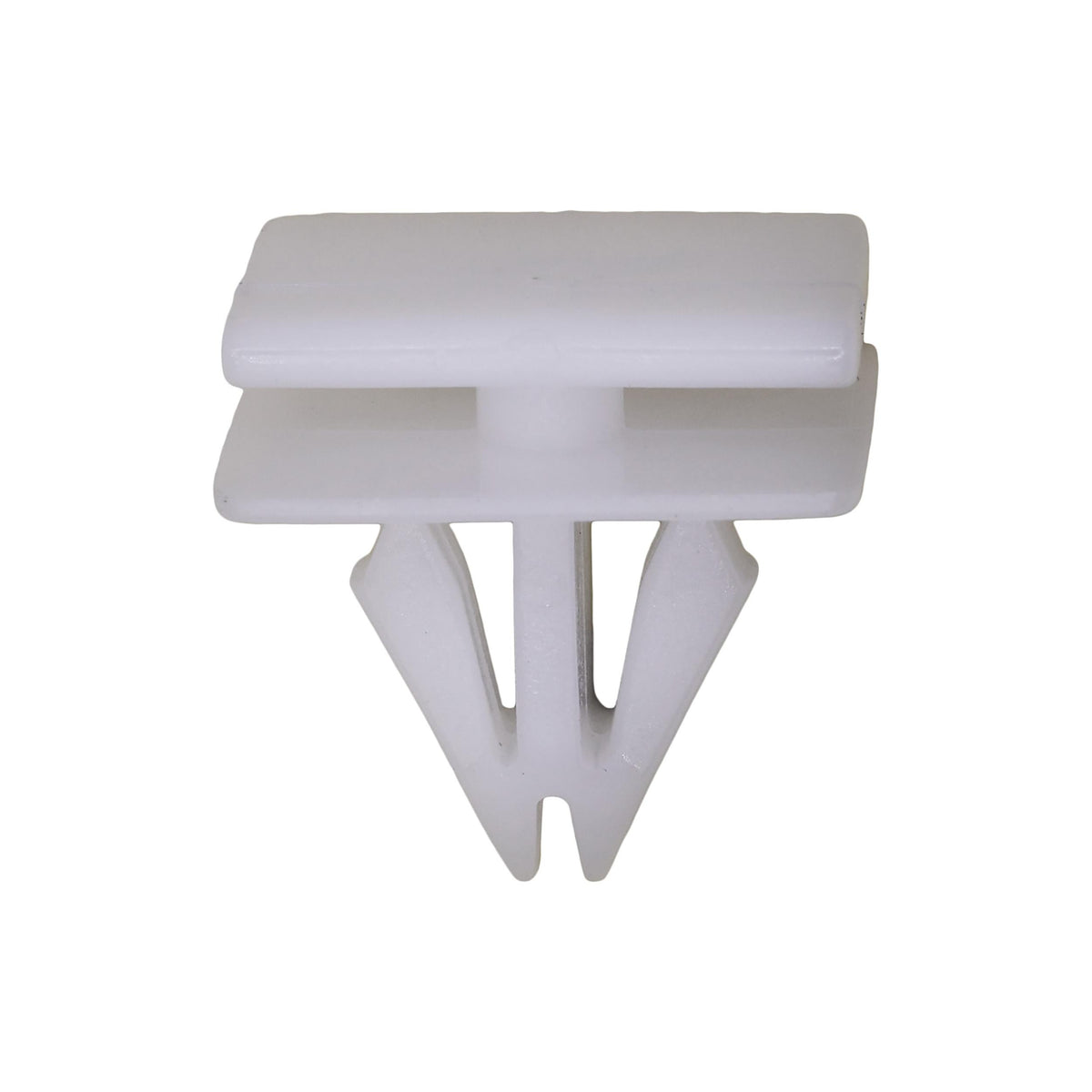 3/8"x9/16" White Nylon Molding Clip, 9/16"x13/16" Top Head Size