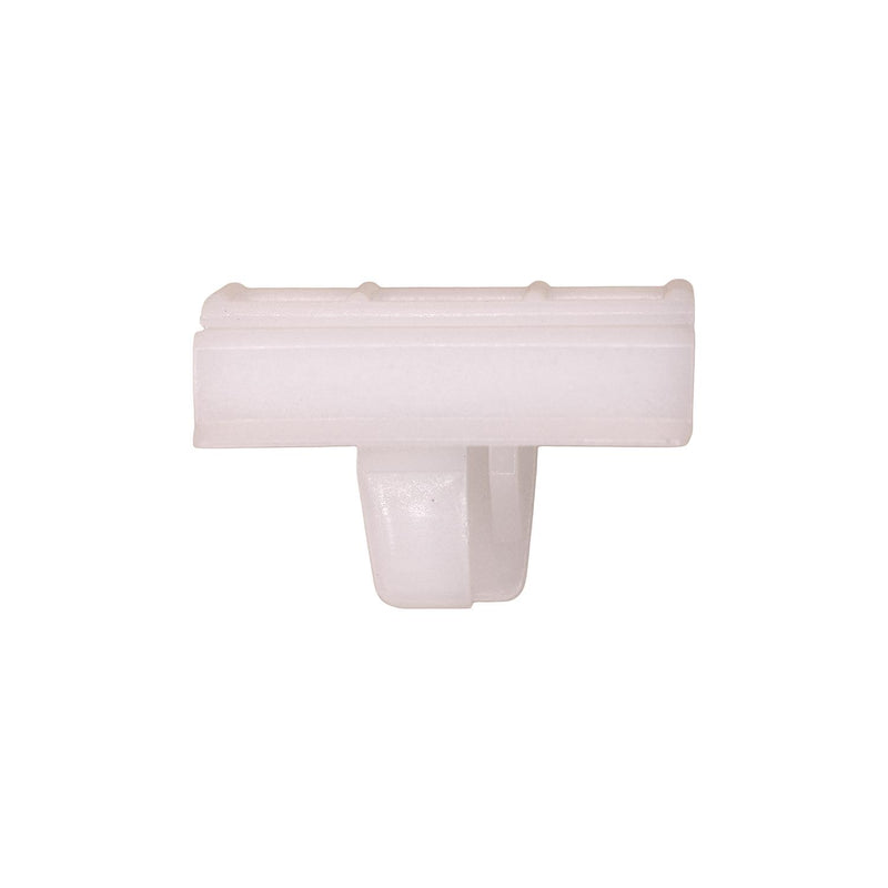 11mm White Nylon Molding Clip