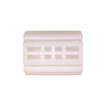 11mm White Nylon Molding Clip