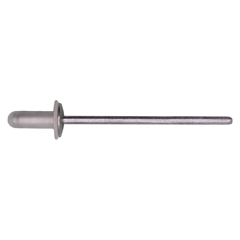 1/8" Specialty Rivet, 3/64"-5/32" Grip, Aluminum Body, Steel Mandrel