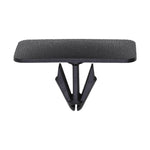 5/16"x11/16" Black Nylon Rocker Panel Molding Clip Head Size, 11/16"x1-5/16" Head