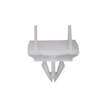 9mmx15mm White Nylon Molding Clip