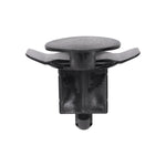 8mm Black Nylon Molding Clip, 25mm Head