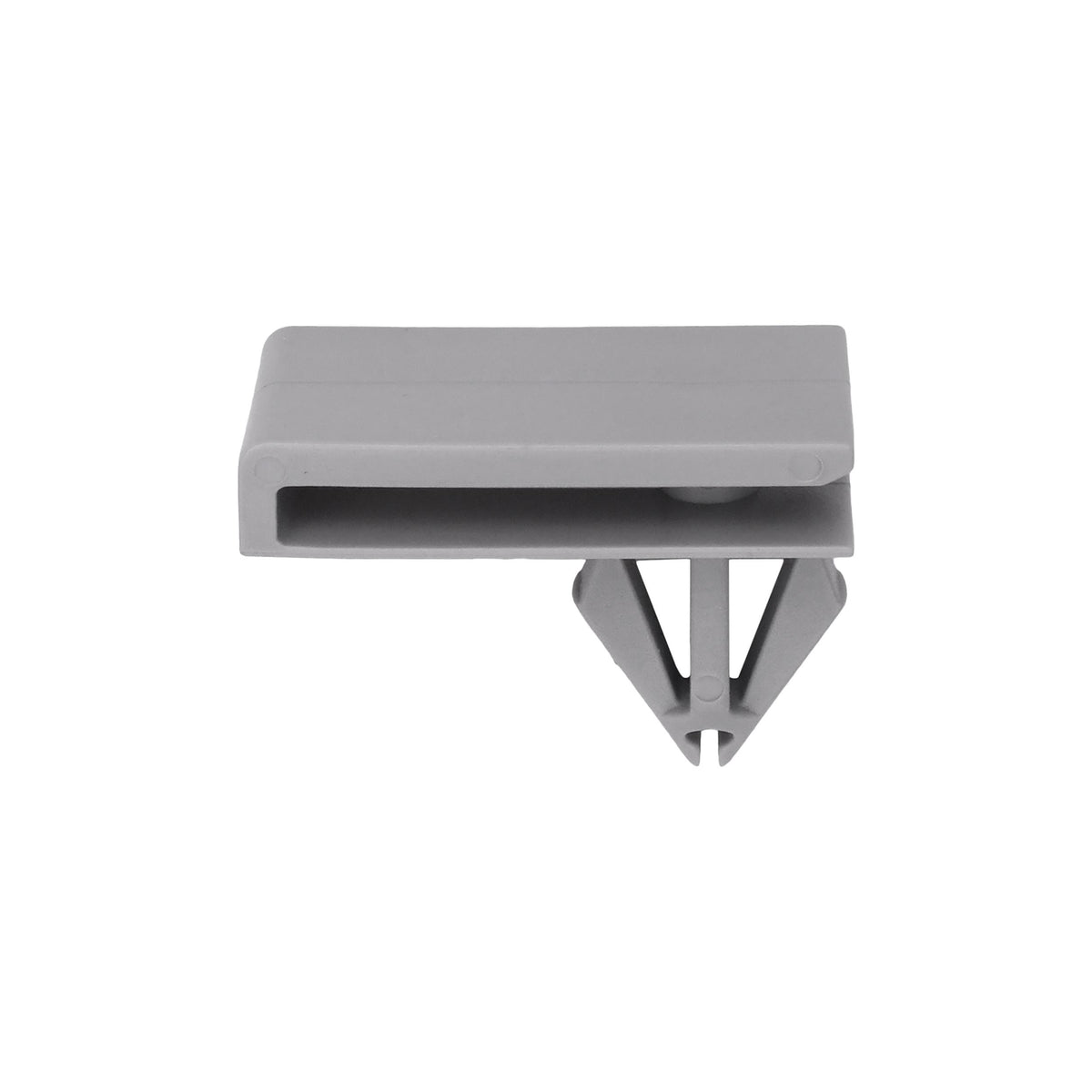 1/2"x1-1/8" Gray Nylon Molding Clip