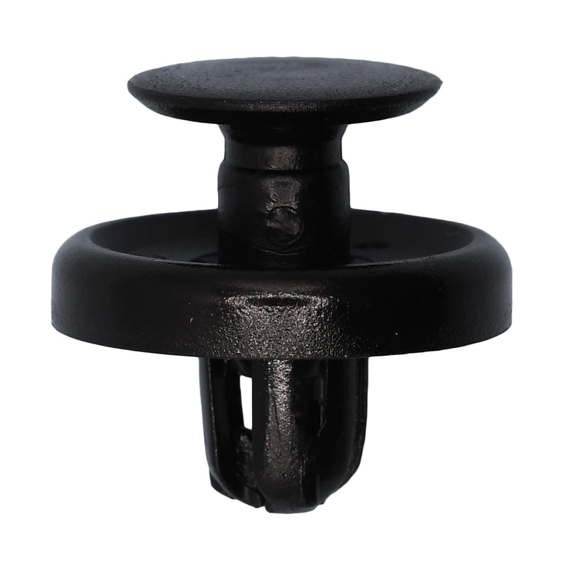 7mmx7.5mm Black Nylon Push-Type Retainer with Drive Pin, 18mm Head