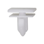 5/8" White Nylon Molding Clip