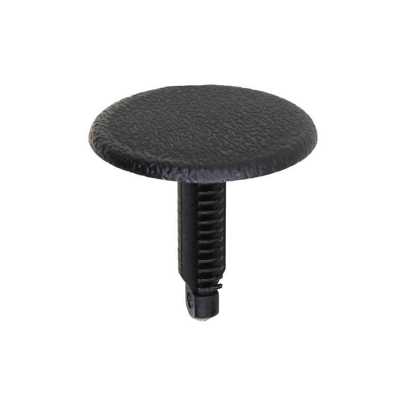 7mmx23mm Black Nylon Single Head Trim Panel Christmas Tree Retainer, 25mm Head