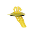 20mm Yellow Nylon Molding Clip, 18mm Head