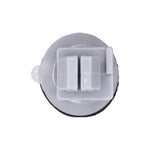 20mm Gray Nylon Molding Clip, 18mm Head