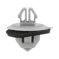 Gray Nylon Molding Clip, 18mm Head