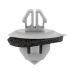 Gray Nylon Molding Clip, 18mm Head