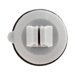 Gray Nylon Molding Clip, 18mm Head