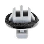 Gray Nylon Molding Clip, 18mm Head