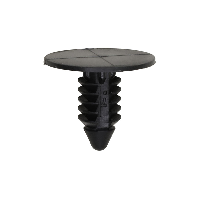 7.5mmx16mm Black Nylon Single Head Fir Tree Christmas Tree Retainer, 19mm Head