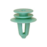 9mmx14mm Green Nylon Triple Head Christmas Tree Retainer, 17mm Head