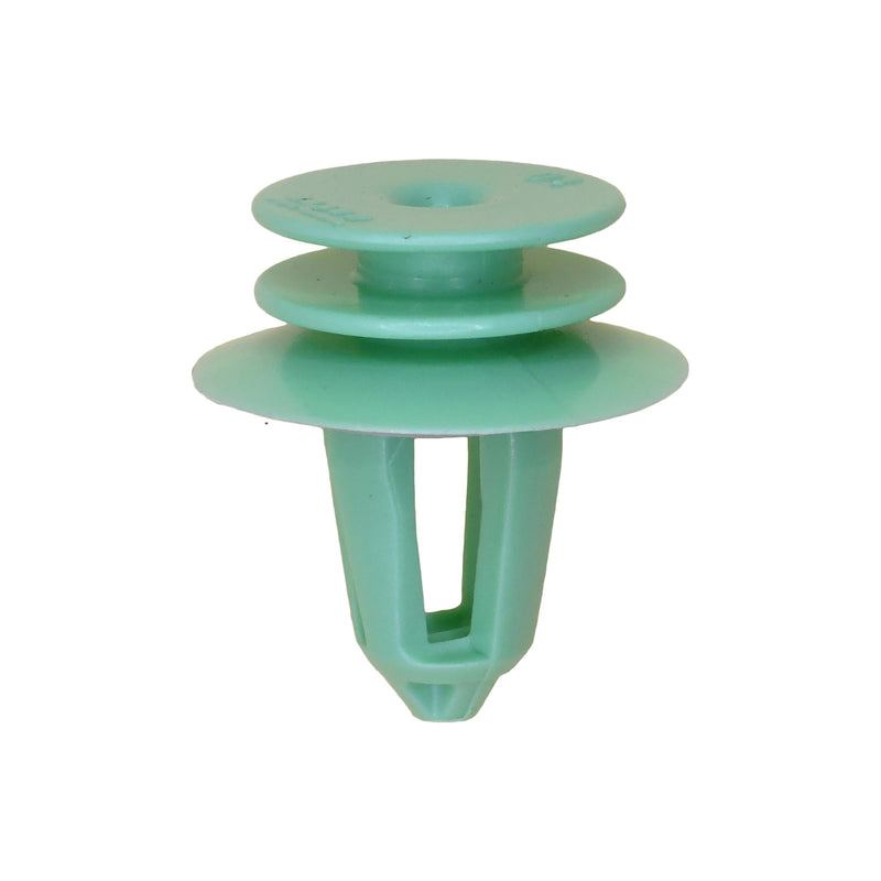 9mmx14mm Green Nylon Triple Head Christmas Tree Retainer, 17mm Head