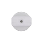 9mm White Nylon Molding Clip, 15mm Head