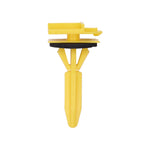 7/16"x1-3/8" Yellow Nylon Molding Clip