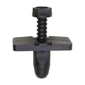 8mmx14mm Black Screw-Type Retainer with Open End, 14mmx26mm Head