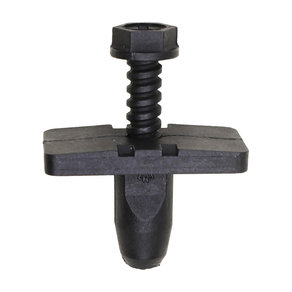 8mmx14mm Black Screw-Type Retainer with Open End, 14mmx26mm Head