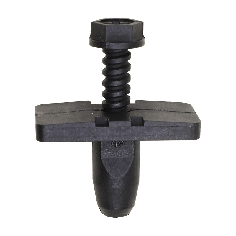 8mmx14mm Black Screw-Type Retainer with Open End, 14mmx26mm Head
