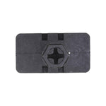 8mmx14mm Black Screw-Type Retainer with Open End, 14mmx26mm Head