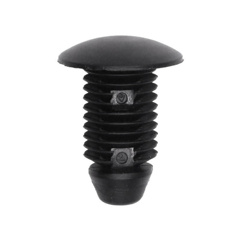 7.5mmx15mm Black Nylon Single Head Fir Tree Christmas Tree Retainer, 1.5mm Head