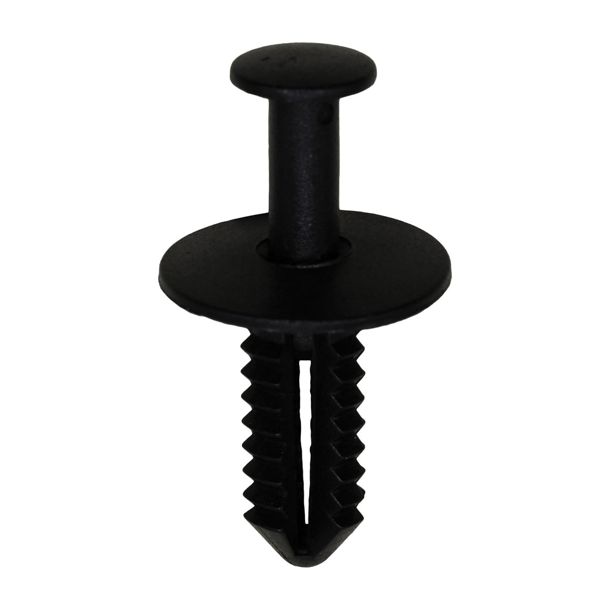 7mmx18mm Black Push-Type Retainer with Closed End, 16mm Head