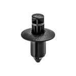 8mmx12mm Black Push-Type Retainer with Drive Pin, 17mm Head