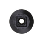M4.2 Black Nylon Screw Grommet, 15mm Head