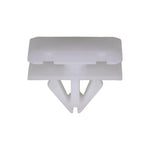 9mmx11mm White Nylon Molding Clip, 12mmx20mm Head