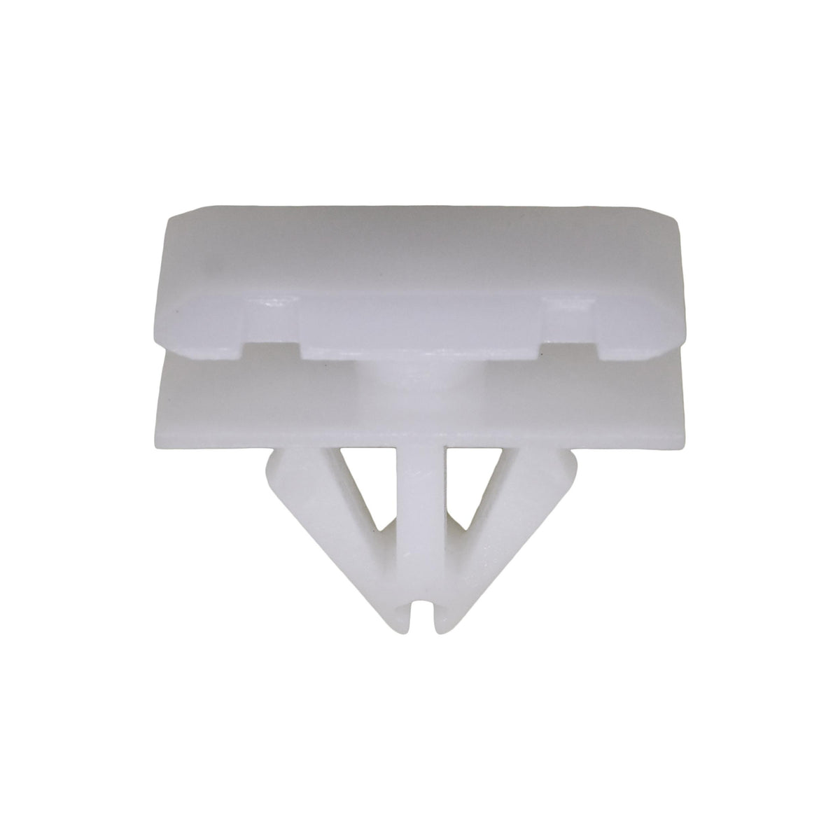 9mmx11mm White Nylon Molding Clip, 12mmx20mm Head