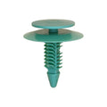 8mmx24mm Green Nylon Double Head Trim Panel Christmas Tree Retainer-, 25mm Head