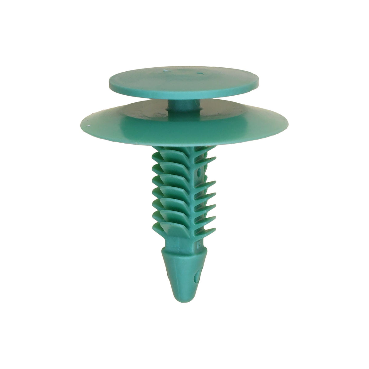 8mmx24mm Green Nylon Double Head Trim Panel Christmas Tree Retainer-, 25mm Head