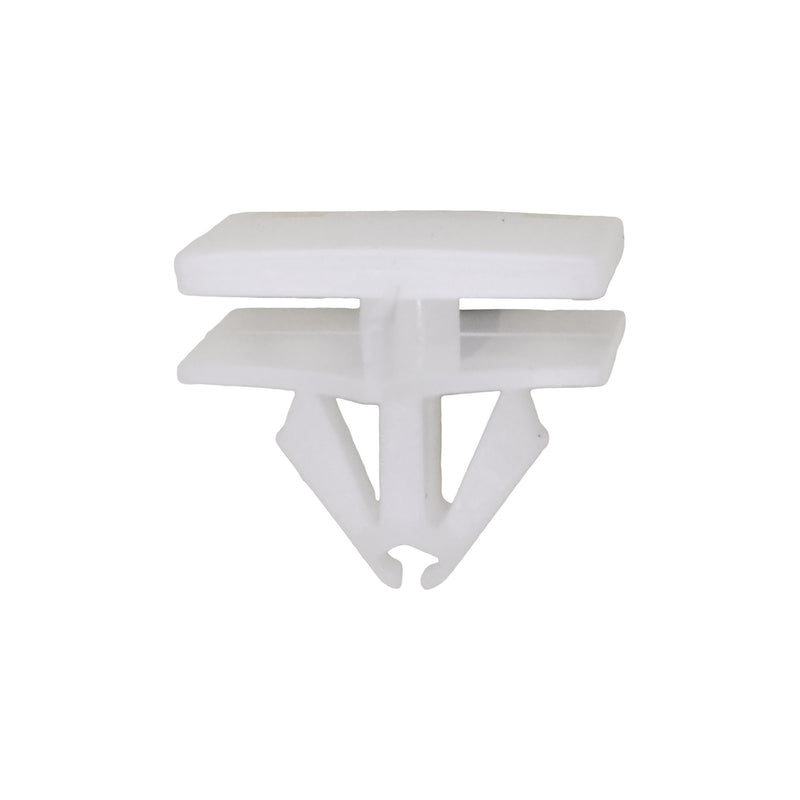 3/8"x7/16" White Nylon Molding Clip