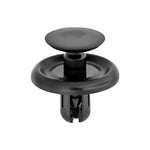 7mmx10mm Black Push-Type Retainer with Drive Pin, 20mm Head