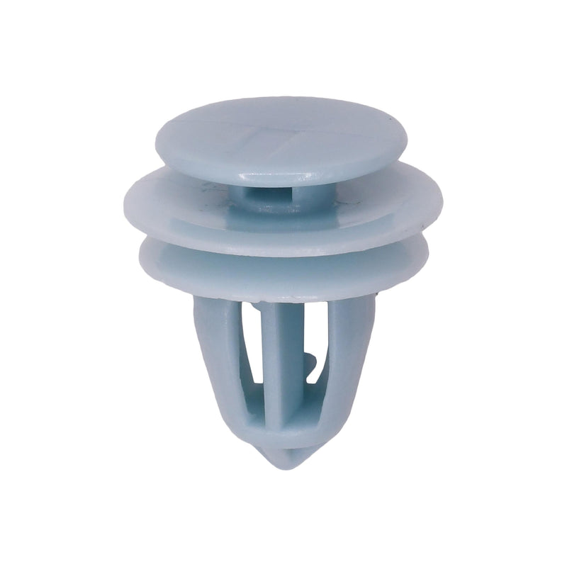 9.5mmx13mm Blue Nylon Triple Head Christmas Tree Retainer, 15mm Head