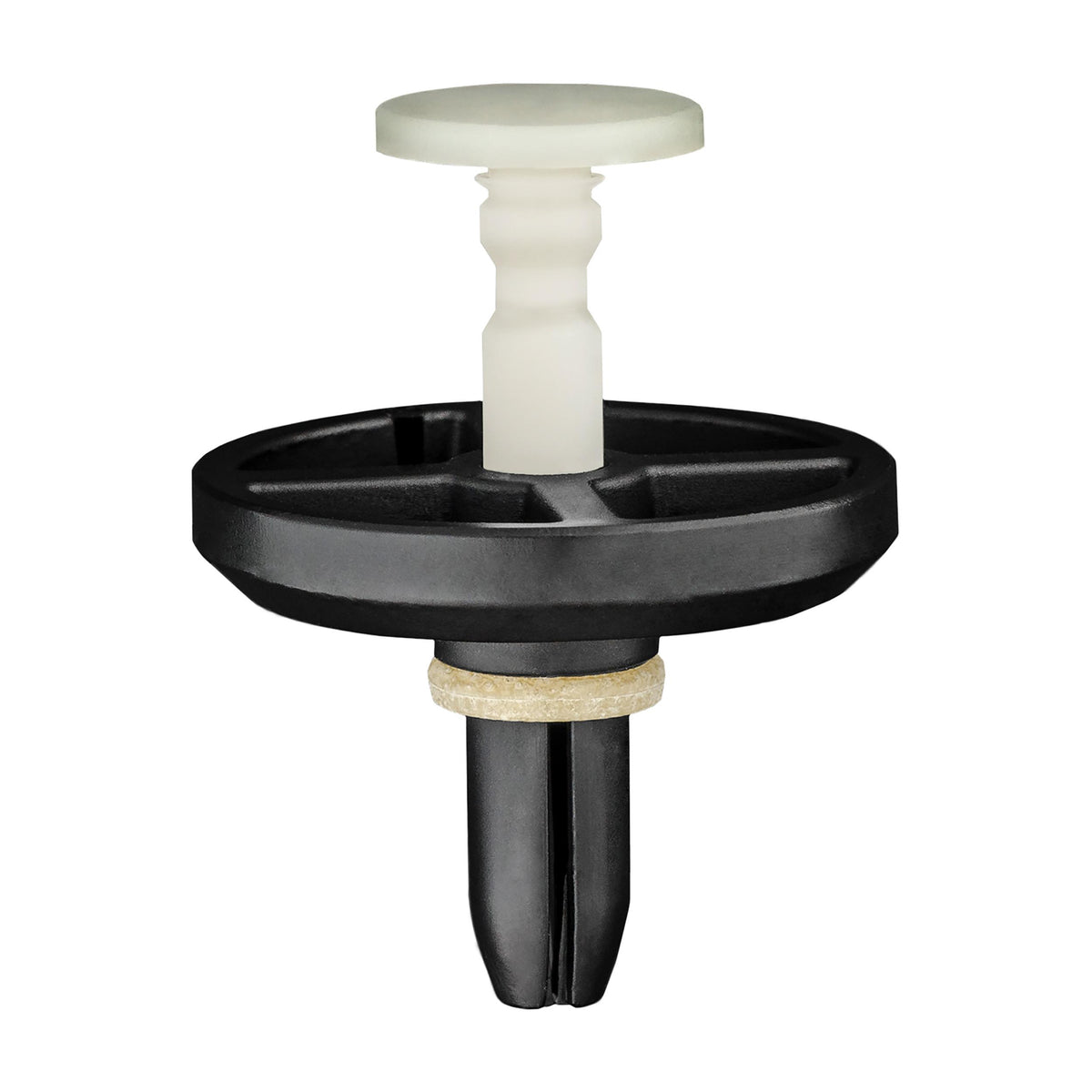 8.5mmx17mm Black & White Push-Type Retainer, 34mm Head
