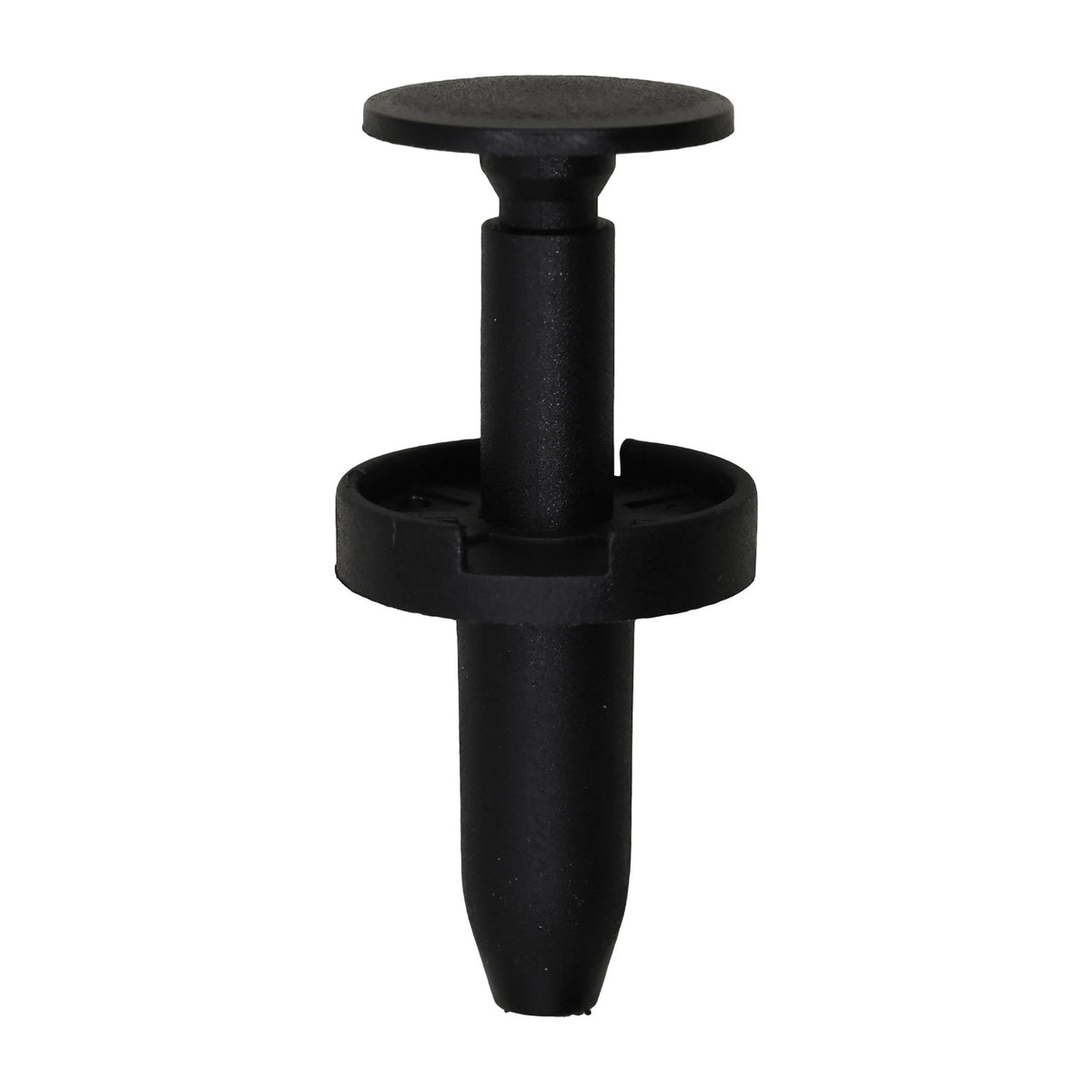 8mmx20mm Black Push-Type Retainer with Drive Pin, 18mm Head