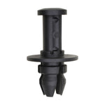 10mmx16mm Black Push-Type Retainer with Open End, 22mm Head