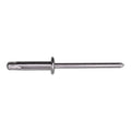 5/32" Rivet, 3/64"-9/32" Grip, Aluminum Body, Aluminum Mandrel, 5/16" Flange Diam