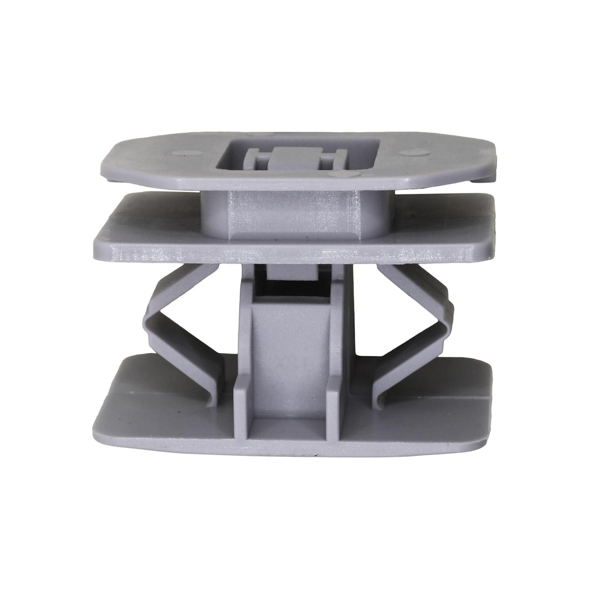 Gray Nylon Molding Clip, 22mmx30mm Top Head Size
