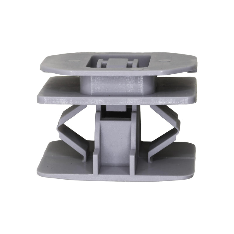 Gray Nylon Molding Clip, 22mmx30mm Top Head Size