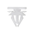 9mmx13mm White Nylon Molding Clip