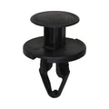 10.5mmx20mm Black Push-Type Retainer with Closed End, 25mm Head