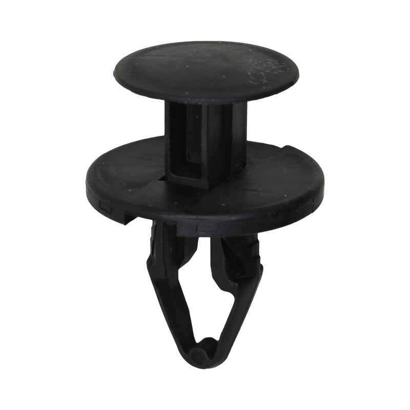 10.5mmx20mm Black Push-Type Retainer with Closed End, 25mm Head